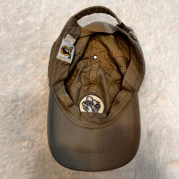Buc-ee's Ball Cap Hat Embroidered Beaver Logo OS 100% Cotton Beige Adjustable - Picture 4 of 4